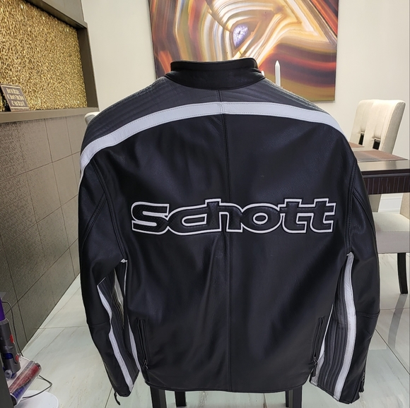 Leather Motorcycle Jacket - Picture 2 of 4